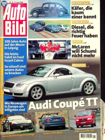 Deckblatt Auto Bild (16/1998)